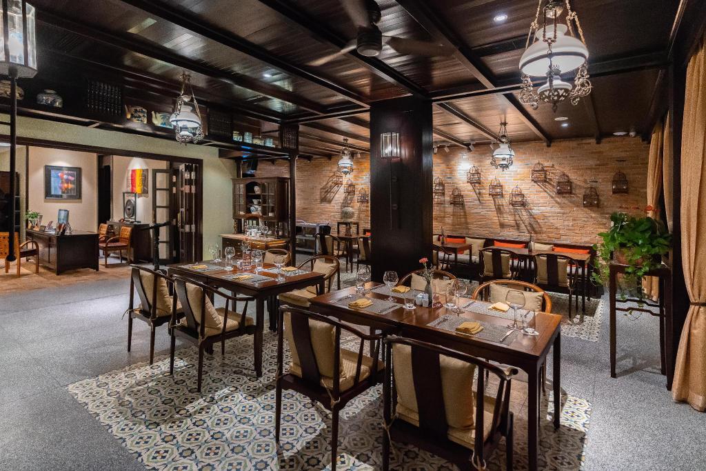 Little Riverside Hoi An . A Luxury Hotel & Spa Esterno foto The interior of the restaurant
