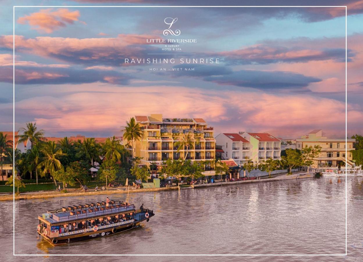 Little Riverside Hoi An . A Luxury Hotel & Spa Esterno foto Sunset at Ninh Phước